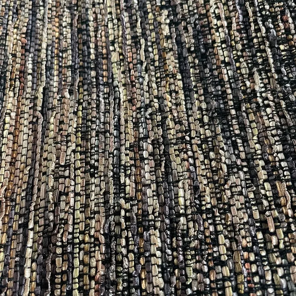 Lafayette 148 NY Blamu Tweed Pencil Skirt Size 4 Tan Black Ombre Cascade Pattern